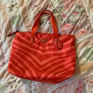 Coach purse with vintage wallet